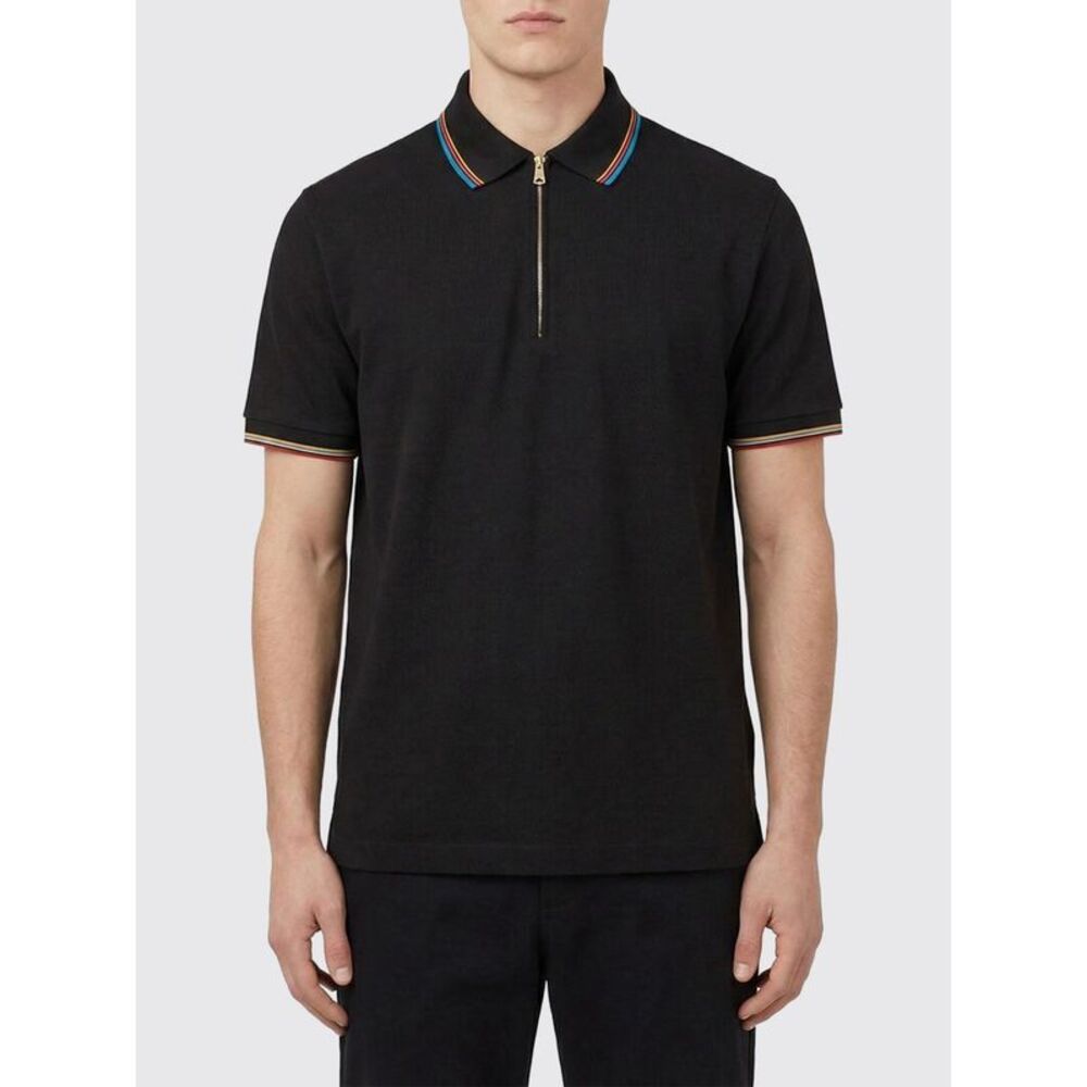 Paul Smith Men Paul Smith Cotton Polo Shirt With Contrast Trims